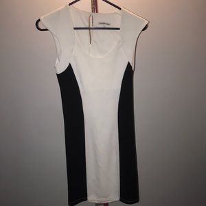 Black and white dress